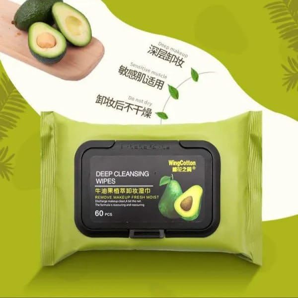 GlowSwipe – Avocado Makeup Remover Wipes
